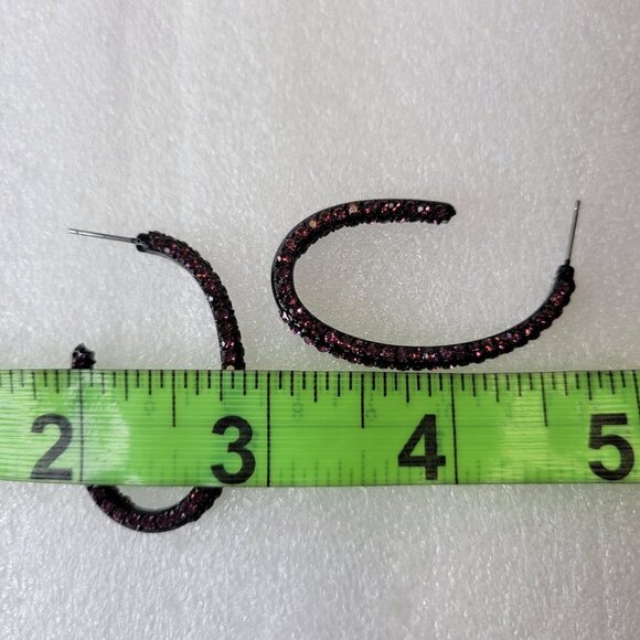 Half Hoop Earrings - Picture 7 of 10